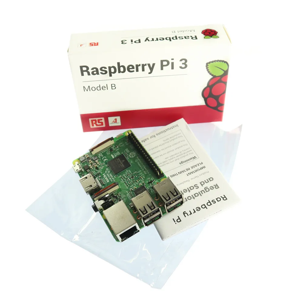 Kj243 Raspberry PI 3 Model B плата 1 Гб LPDDR2 BCM2837 четырехъядерный Ras PI3 3B с WiFi и Bluetooth RS
