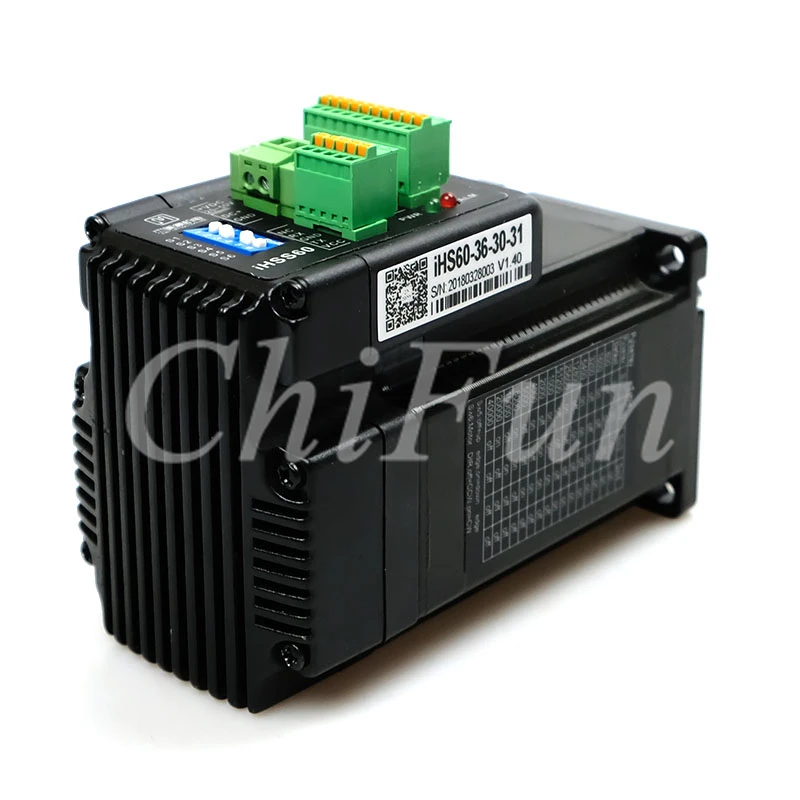 JMC IHS60 36 30 31 NEMA24 интегрированный Цифровой Открытый цикл шаговый двигатель 3N. m DC36V