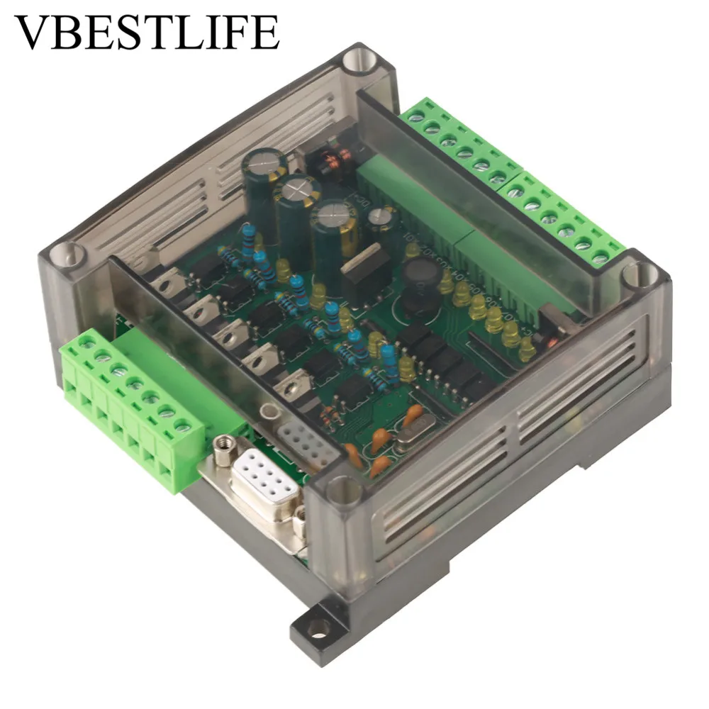 FX1N 14MT PLC регулятор двигателя программируемая плата управления для шагового