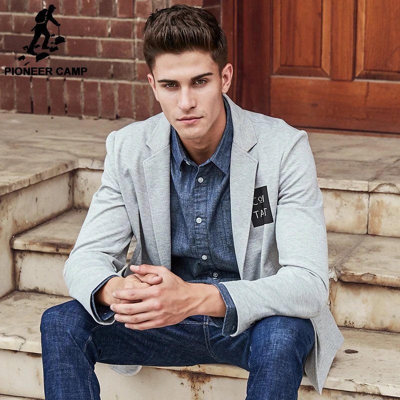Пионерский лагерь брендовая одежда блейзер для мужчин высокого качества Модные