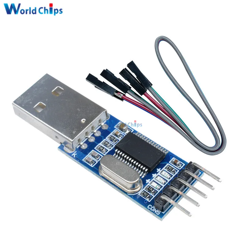 2 комплекта стандартный адаптер PL2303 с USB на RS232 TTL модуль платы загрузки PL2303HXA