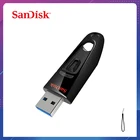 Флеш-накопитель SanDisk флеш-накопитель USB 3,0, 16 ГБ, 32 ГБ, 64 ГБ, 128 ГБ, 256 ГБ, USB 100%, mini-Pen, USB-накопитель, оригинал CZ48,