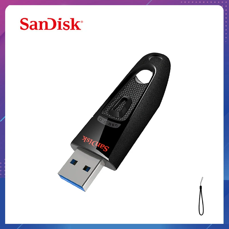 Sandisk CZ48 ультра флеш накопитель USB 3 0 64 ГБ 16 32 128 256 USB3.0 карта памяти Флешка скорость