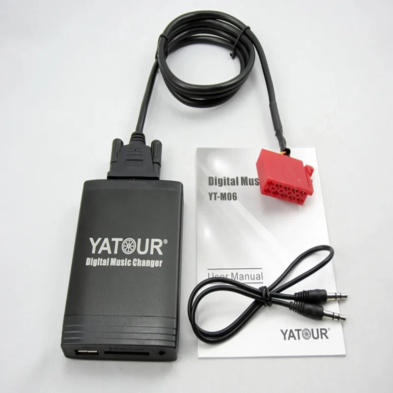 Yatour ytm 06 автомобильный аудио для Mercede Benz 10 контактный 1994 1998 W140 W202 W210 Цифровой