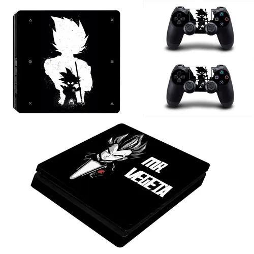 YSP4S-3398 Dragon Ball Z Super Son Goku PS4 тонкая наклейка для кожи виниловая наклейка для консоли Playstation 4 и 2 контроллера PS4 тонкая наклейка для кожи - Цвет: YSP4S-3398