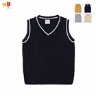 ADсвитера для мальчиков и девочек, жилеты, Свитера для подростков на зиму и весну, детская одежда, качественная детская одежда, От 4 до 14 лет