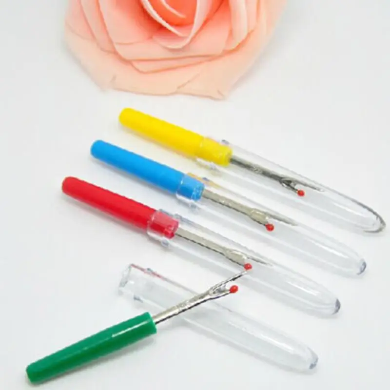 Imixlot 4Pcs Colorful Plastic Handle Craft Thread Cutter Seam Ripper Stitch Unpicker Sewing Tool For Home Supplies | Дом и сад