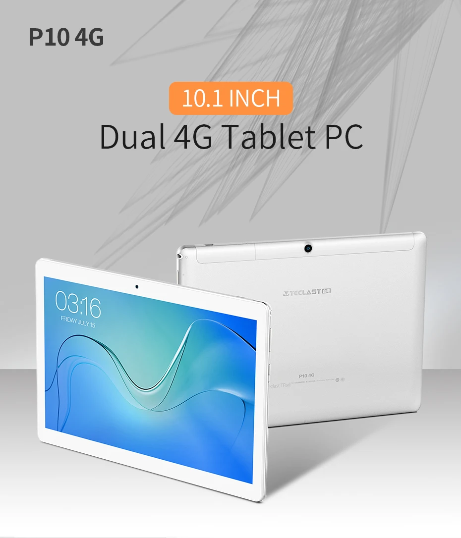 Планшет Teclast P10 4G 10,1 дюймов 1280*800 PC MTK6737 четырехъядерный Android 8,1 OS 2 Гб ram 16 Гб rom gps LTE планшет