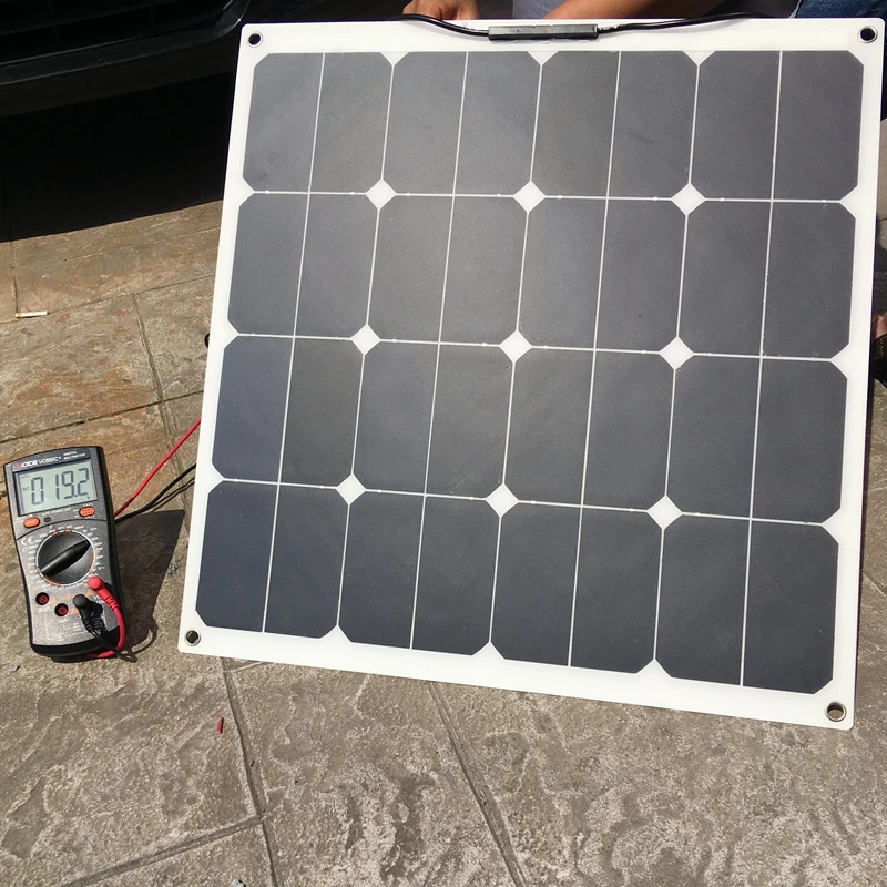 Sunpower 2*50 Вт гибкие солнечные панели с 30A контроллер и 1000 инвертор 100 Солнечный