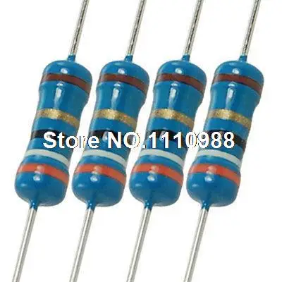 1/2 Вт 39 Ом 1% осевой свинцовый металлический пленочный резистор x500шт|resistor axial|resistor