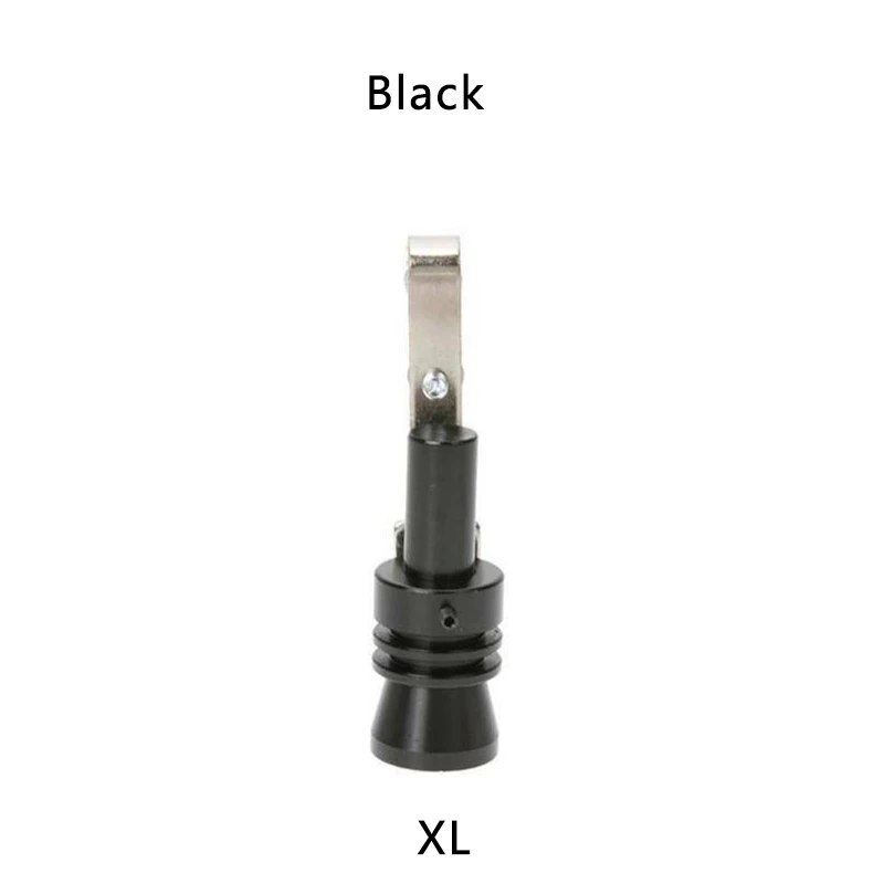 Black-XL Практичный турбо звуковой свисток глушитель выхлопной трубы авто выдув клапан-симулятор Универсальный симулятор Whistler инструменты - Цвет: Black-XL