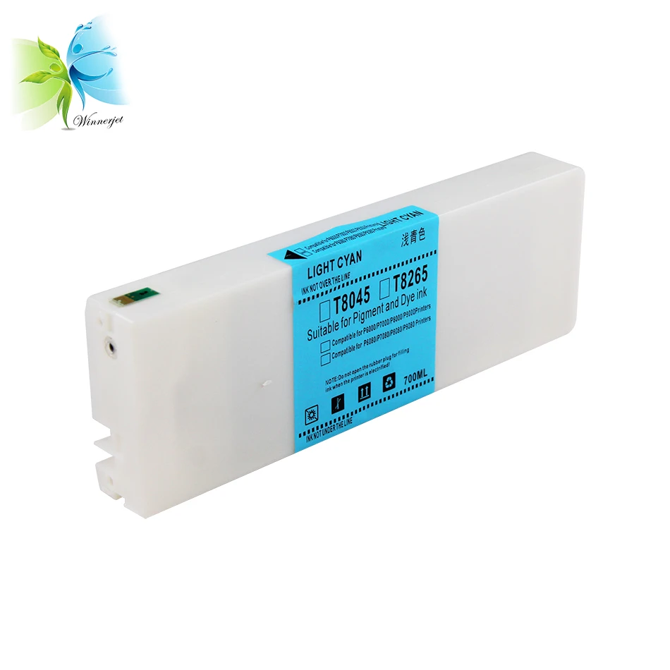 Winnerjet 9 Цвет 700 мл T8041-T8049 полный картридж с пигментными чернилами для Epson P7000 P9000 принтер