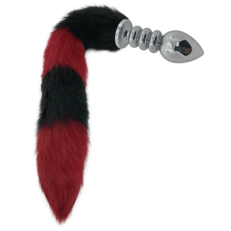 Металлическая Анальная игрушка S/M/L анальная пробка с мягким хвостом лисы