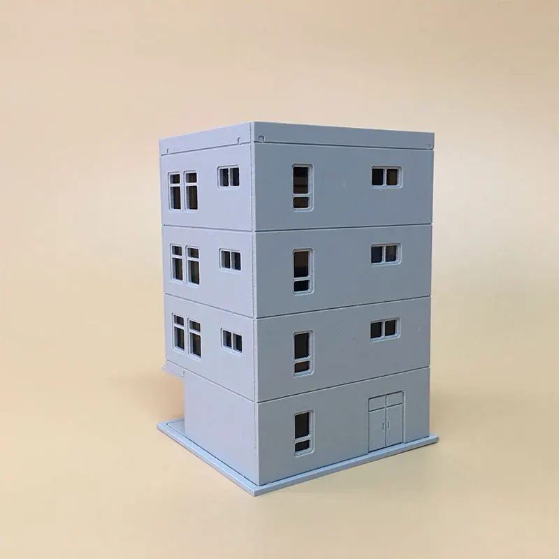 DIY 1: 87 Модель поезд Хо/1:150 N масштаб маленький офис архитектура песочница сцены пластиковые сборочные строительные наборы