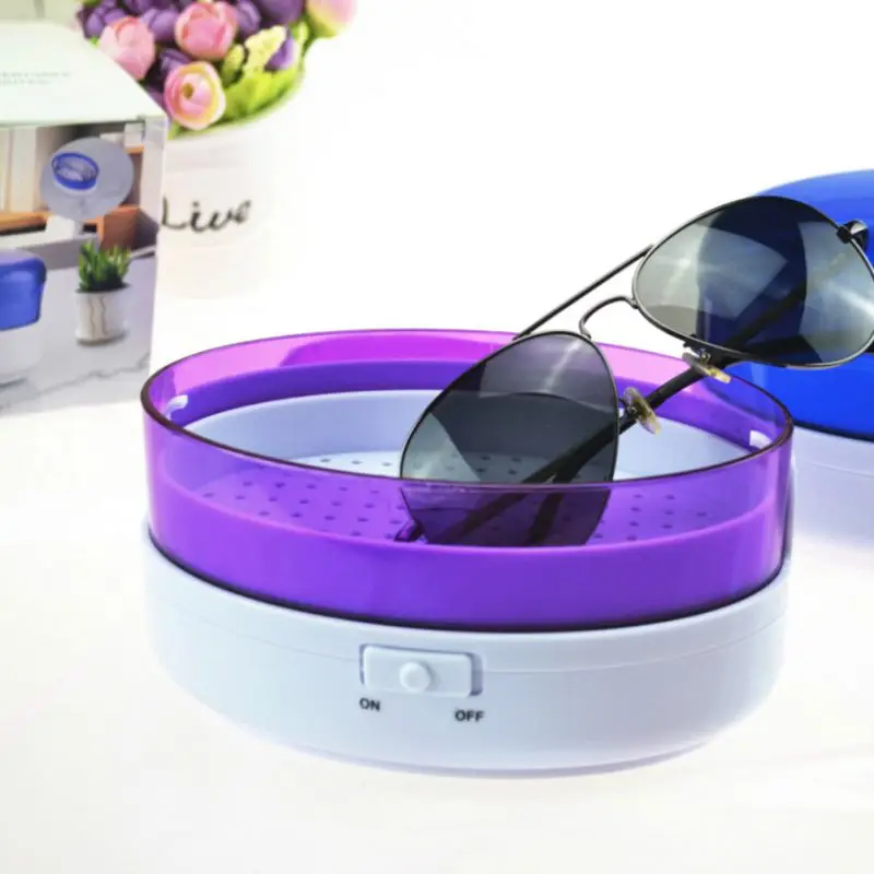 USB Ультра звуковой очиститель Таймер для ванны ювелирных изделий Запчасти очков