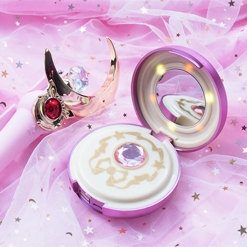 Аниме Captor Crystal Star зеркало для макияжа внешний аккумулятор 8000 мАч зарядное