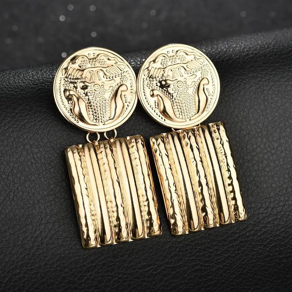 Металлические панковские этнические серьги hyperbole сексуальные большие