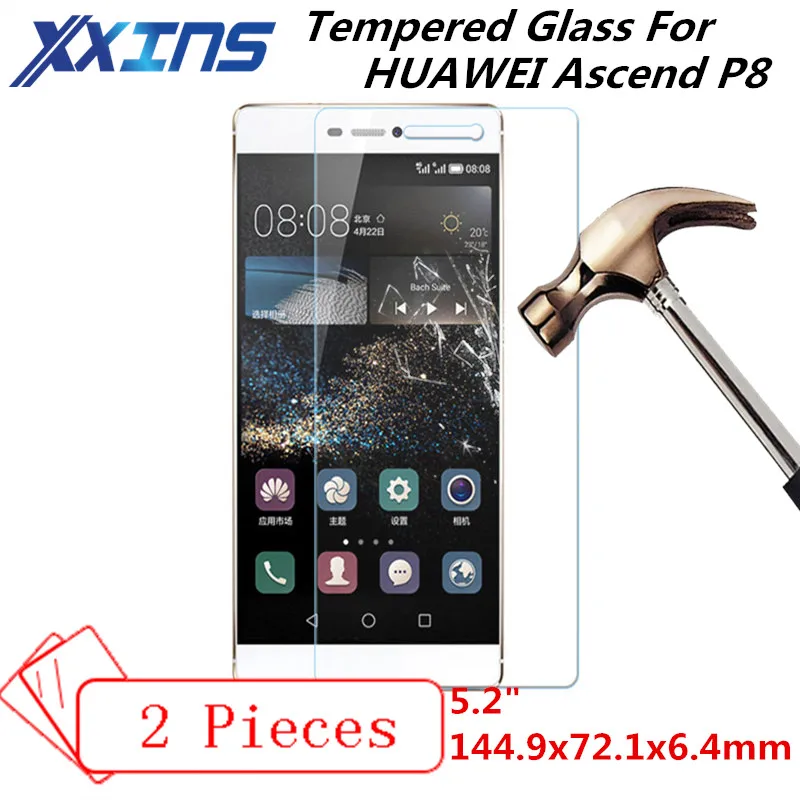 2 шт. закаленное стекло для HUAWEI Ascend P8 m100 ul00 Grace GRA UL00 Защитная пленка экрана 5 дюймов