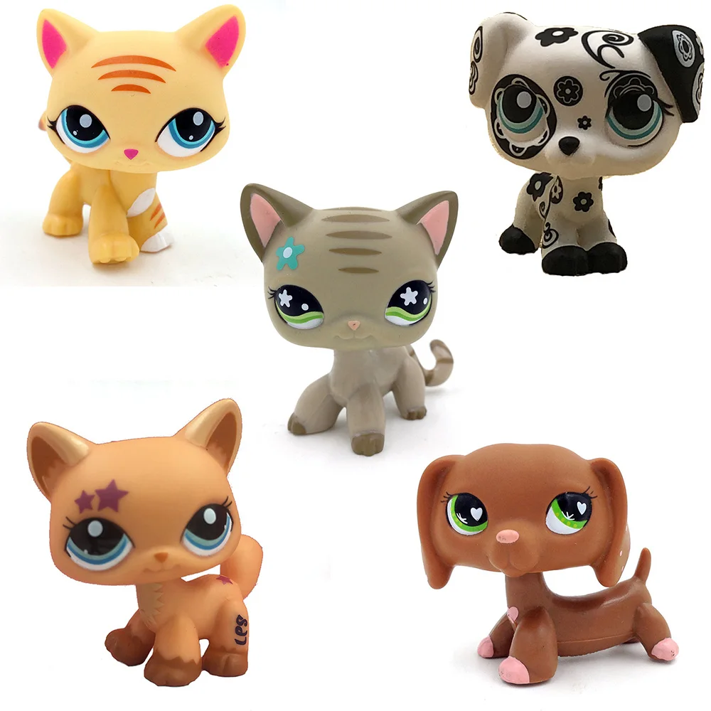 Pet Shop PS Cat игрушка короткошерстая кошка собаки стоящая настоящая редкая фигурка