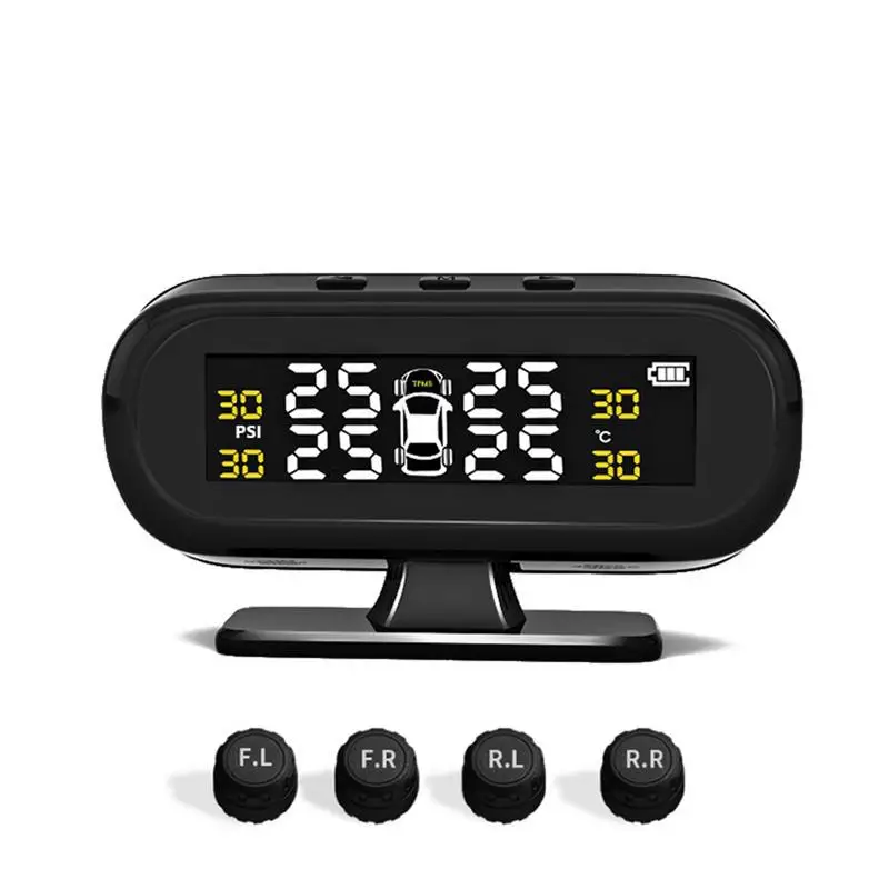 Беспроводная система контроля давления в шинах TPMS на солнечных батареях с 4