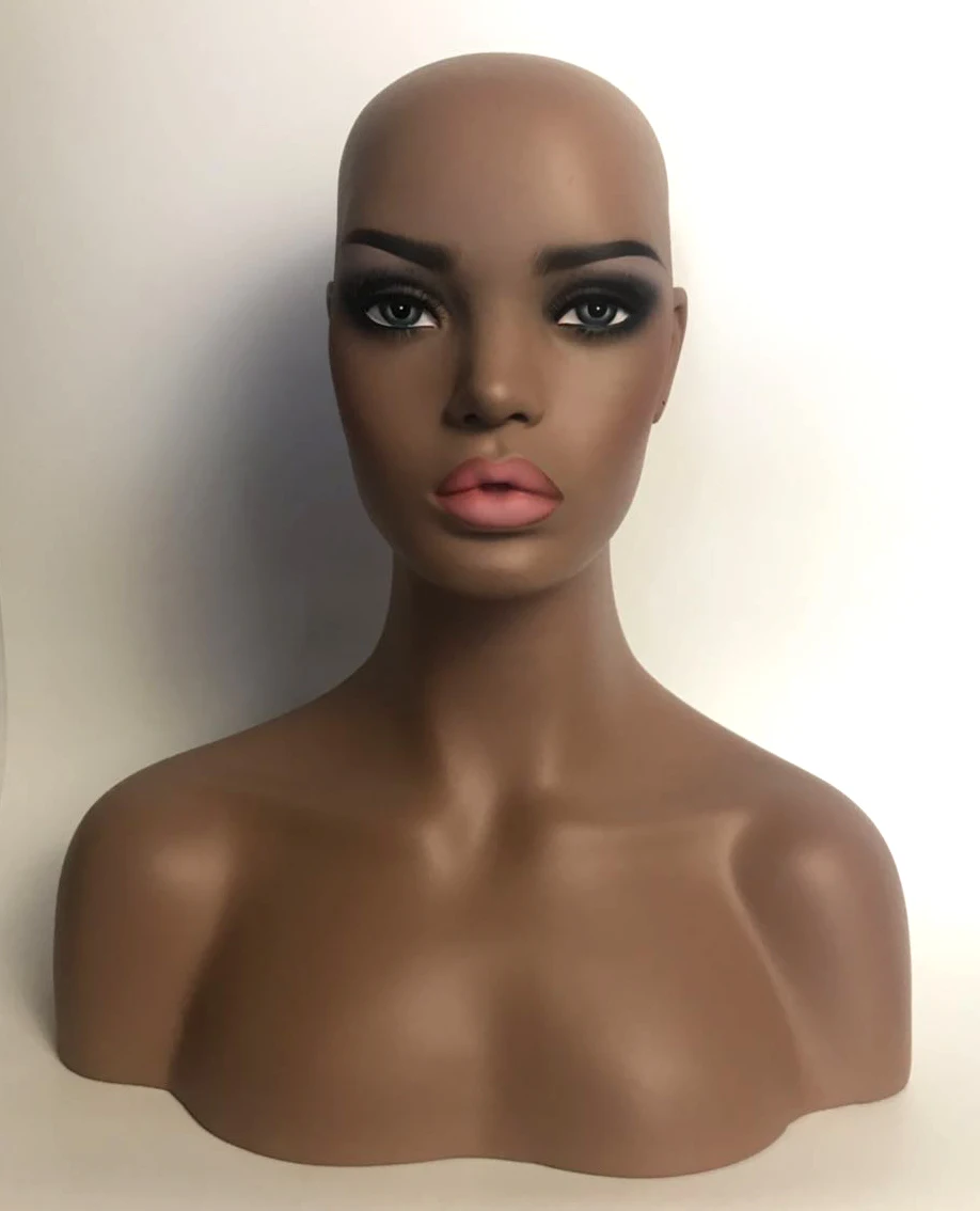 Новинка 1 шт. Женский реалистичный манекен голова из стекловолокна ювелирные