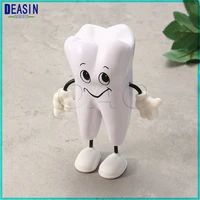 50pcs soft dental teeth shape figure smile doll slow rising squeeze decompression toy