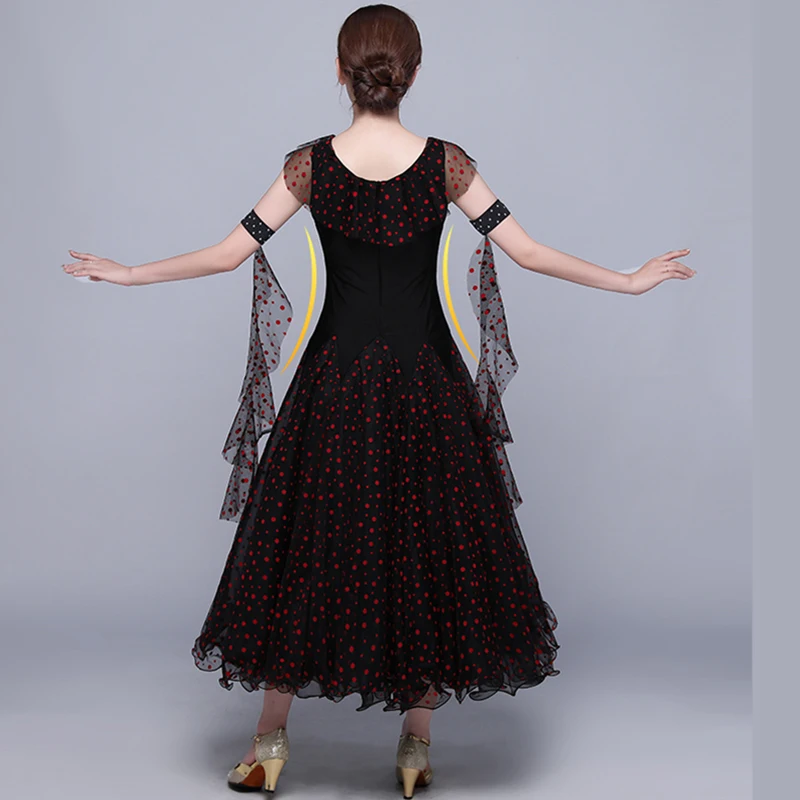 Новинка 2018 дизайнерские женские костюмы для современных танцев waltz 3 цвета платья