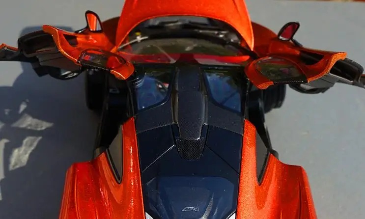 1:18 Масштаб mlaren p1 усовершенствованная модель автомобиля из сплава, литая металлическая модель игрушечного автомобиля, Коллекционная модель
