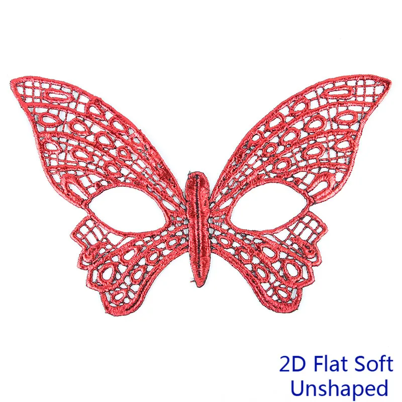 Женская сексуальная Маскарадная маска из кружева с бабочками для карнавала