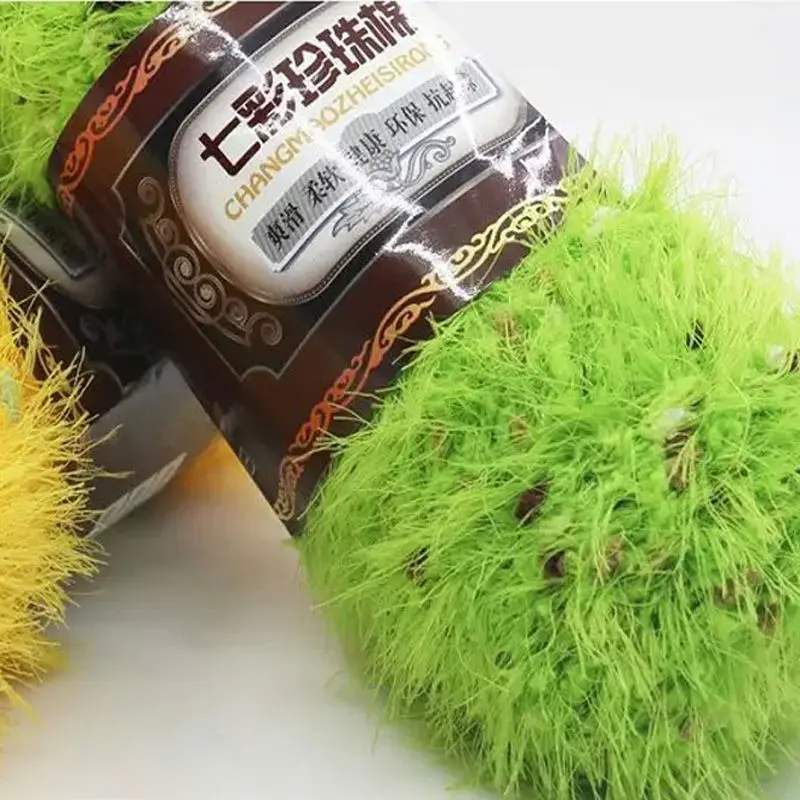 500 г/пакет цветная жемчужная линия перо Феникс Коралловая бархатная хлопковая