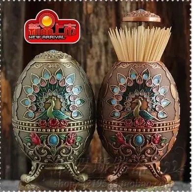 Европейская винтажная рельефная стандартная коробка с держателем для зубов