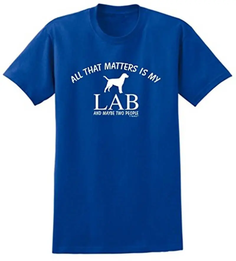 Hilarious T Shirts Crew Neck Short Labrador Retriever Lab Gift Mens | Мужская одежда