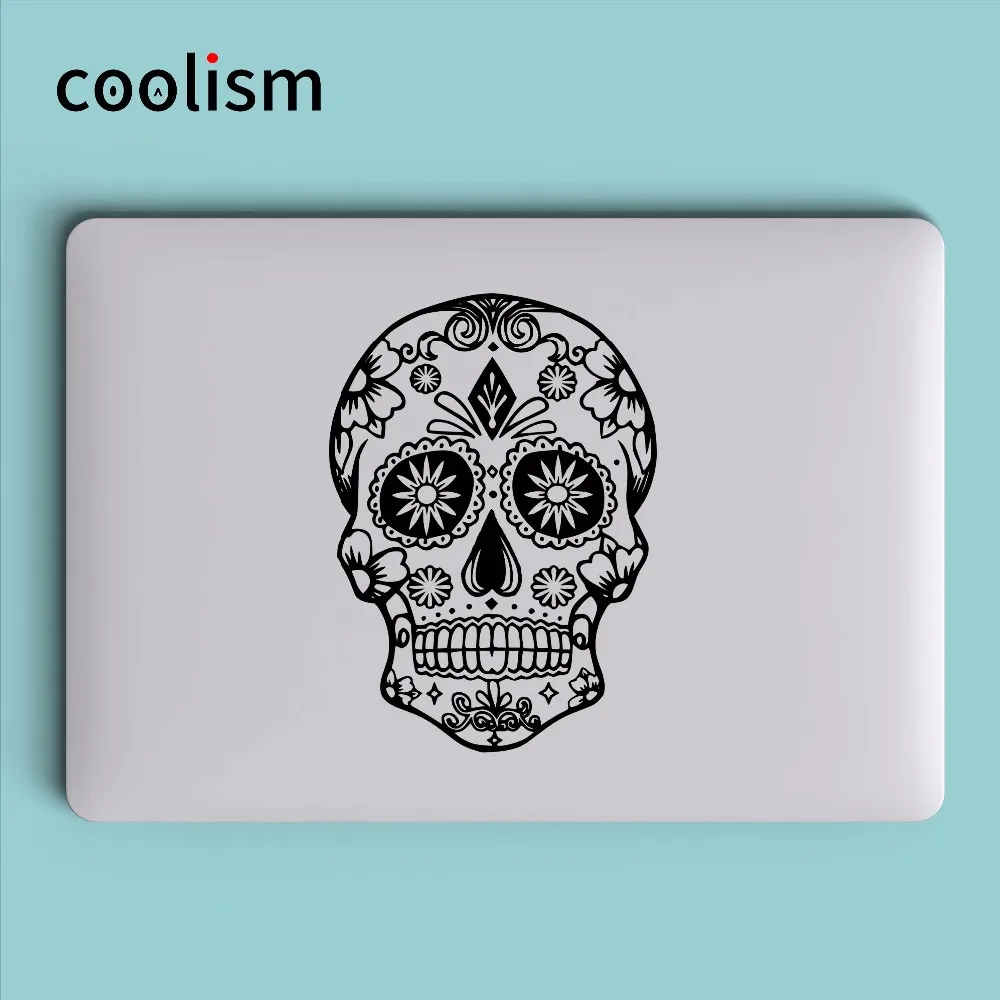 Украшение череп крутой Ноутбук наклейка для Apple MacBook Наклейка 13 Pro Air Retina 11 12 15