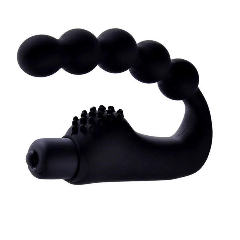 Vibrating Anal Plug Prostate Massager Beads Vibrator Silicone Butt Vibration Sex Toys for Men Woman Gay |