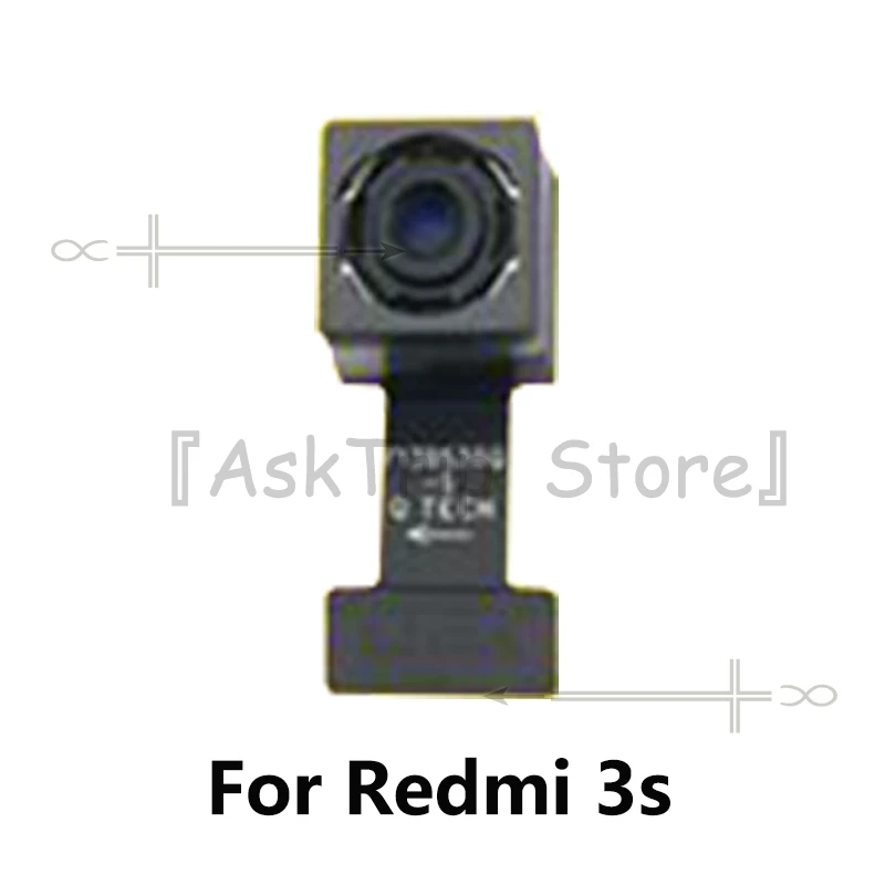 For Redmi 3 Оригинальная задняя большая Основная камера, глобальная задняя камера, модуль гибкого кабеля для Xiaomi mi Red mi Note 2 3 4 4A 4X Pro, запчасти для ремонта - Цвет: For Redmi 3