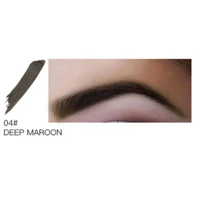 Deep Maroon Microblading тату-ручка для бровей с кисточкой для бровей водостойкая гелевая краска для татуажа бровей Макияж хна крем-краска для бровей Макияж - Цвет: Deep Maroon