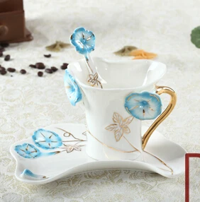 Европейский стиль 2015 черный чай керамический костяной кофе чашки набор