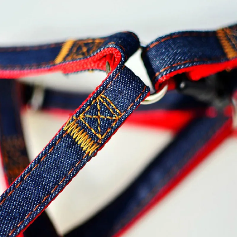 Высокое качество Мода 120 см длинные джинсовые и нейлоновой веревкой собаки