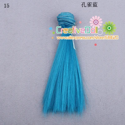 15 см BJD/SD волосы куклы/DIY куклы прямые парики волосы парик для bjd куклы