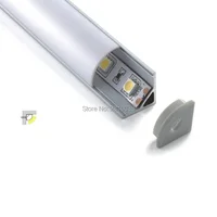 300 x 2M Sets/Lot Right angle aluminum led profile housing and L shape led channel for kitchen led ceiling or wall lights