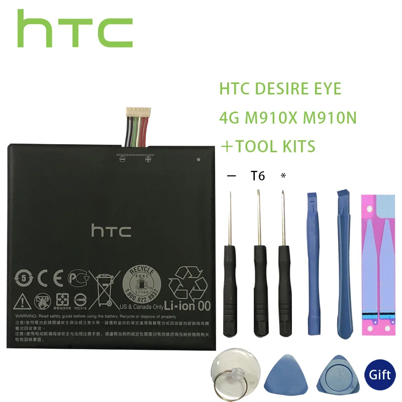 Оригинальный литий ионный аккумулятор HTC 2400 МГц BOPFH100 B0PFH100 для Desire Eye 4G M910X M910n +