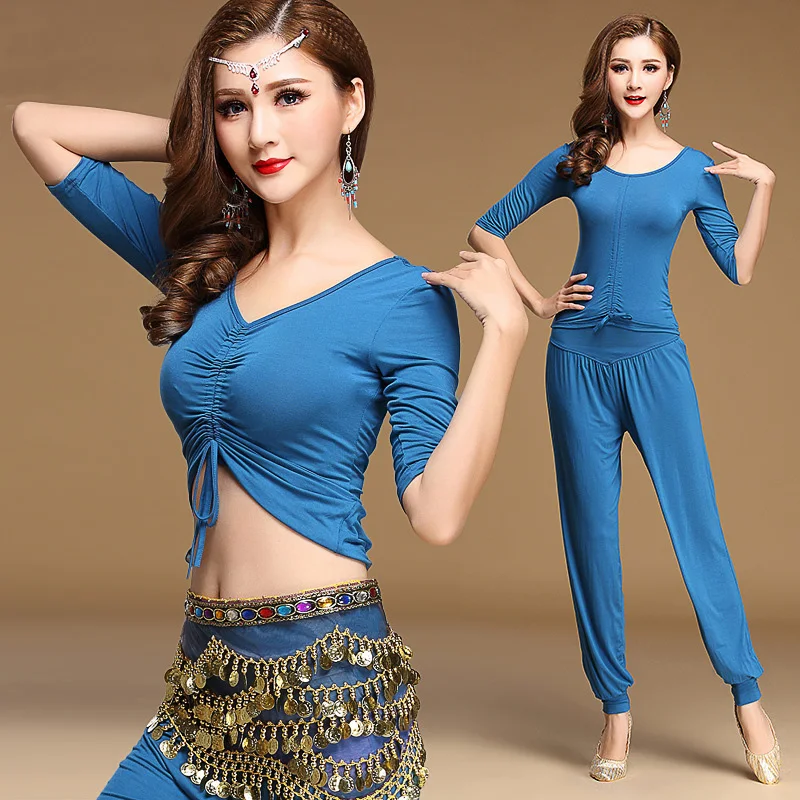 Женский костюм для танца живота из 3 предметов откровенный танцевальный