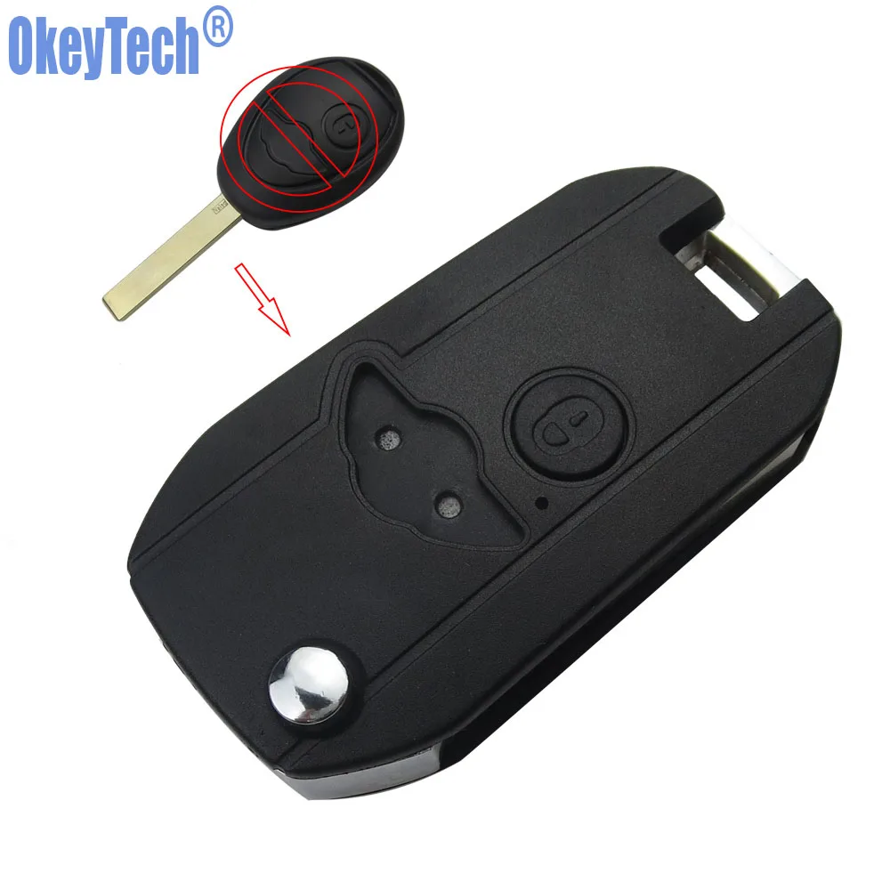 OkeyTech 2 кнопочный модифицированный складной флип чехол для BMW Mini Cooper 2002 2005 запасной