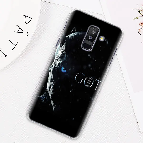 03 Чехол для телефона с изображением игры трона для samsung Galaxy J4 J6 Plus J3 J7 J8 C2 Core J5 J7 Prime, Жесткий Чехол из поликарбоната - Цвет: 03