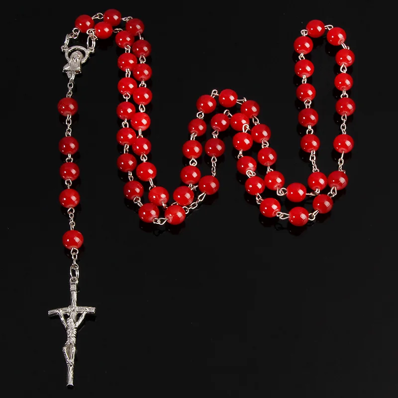 Высококачественное ожерелье из хрустального жемчуга 8 мм Длинный Кулон Из