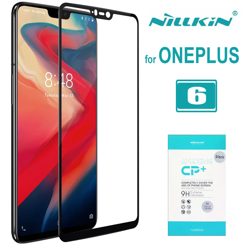 Oneplus 7T 6 стекло Nillkin CP+ Pro 2.5D полное покрытие закаленное стекло протектор экрана для Oneplus 6 7T Защитная стеклянная пленка