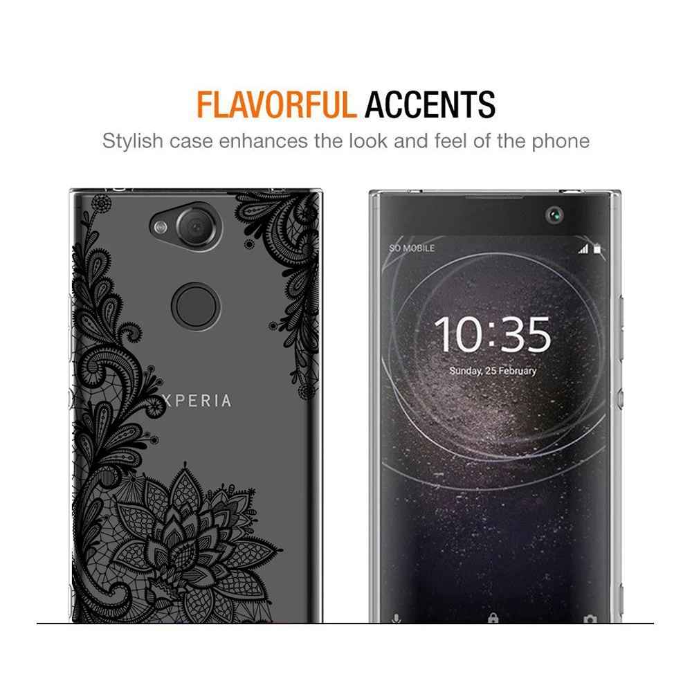 Чехол YIESOM для Sony Xperia L1 L2 XA XA1 XA2 Ultra Plus XZ1 Compact E5 мягкий силиконовый чехол из ТПУ