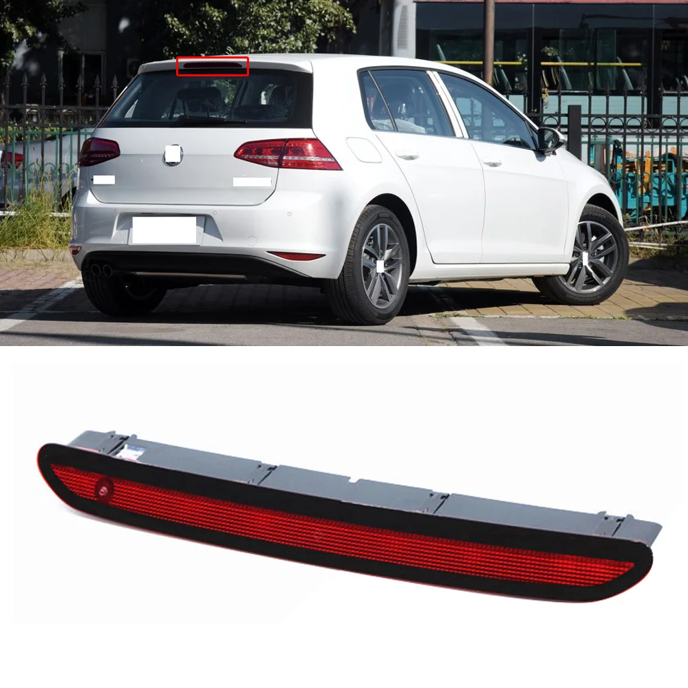 Capqx для Golf 7 Golf 7,5 R-LINE 13-17 POLO задняя горящая стоп-лампа стоп-сигнала 3-й третий светодиодный дополнительный стоп-сигнал 5GG945087C