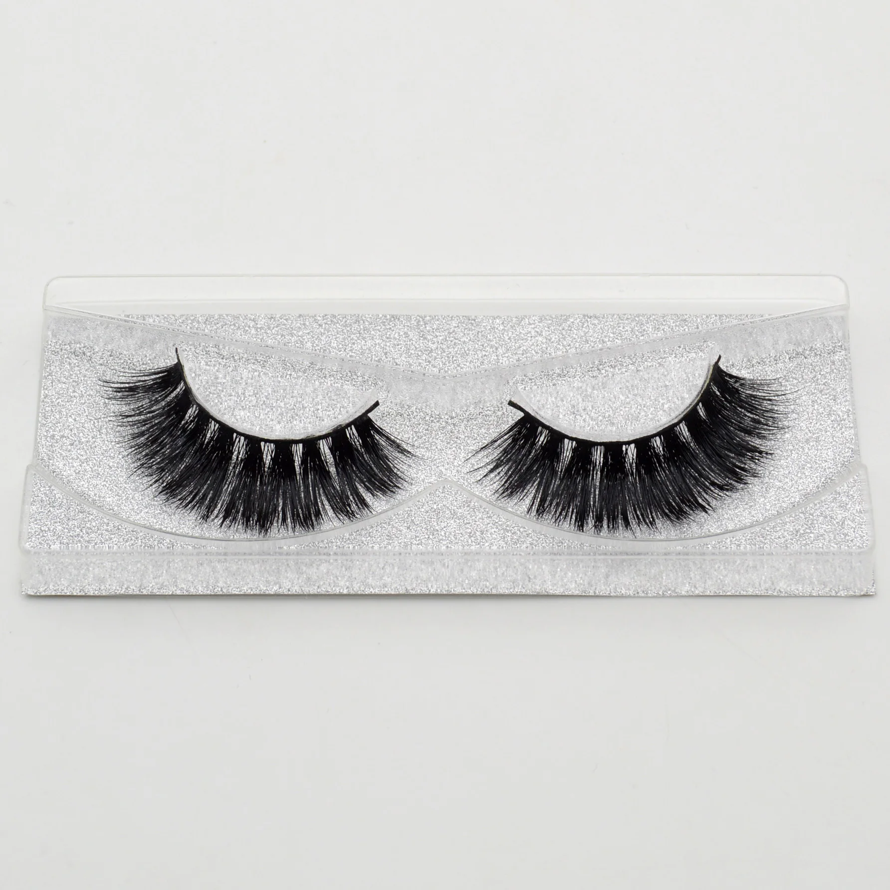 Visofree 3D Real Mink lashes Invisible band Hand Made Full Strip Thick winged transparent ciliosos A14 | Красота и здоровье