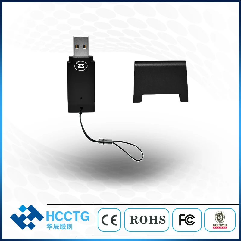 

Banking & Payment EMV Chip Mini Portable Handheld Smart Card Reader ACR39T-A1
